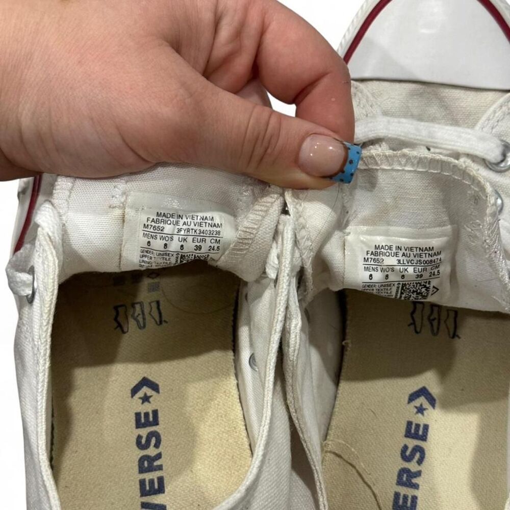 Converse White Low Tops - Picture 4 of 8